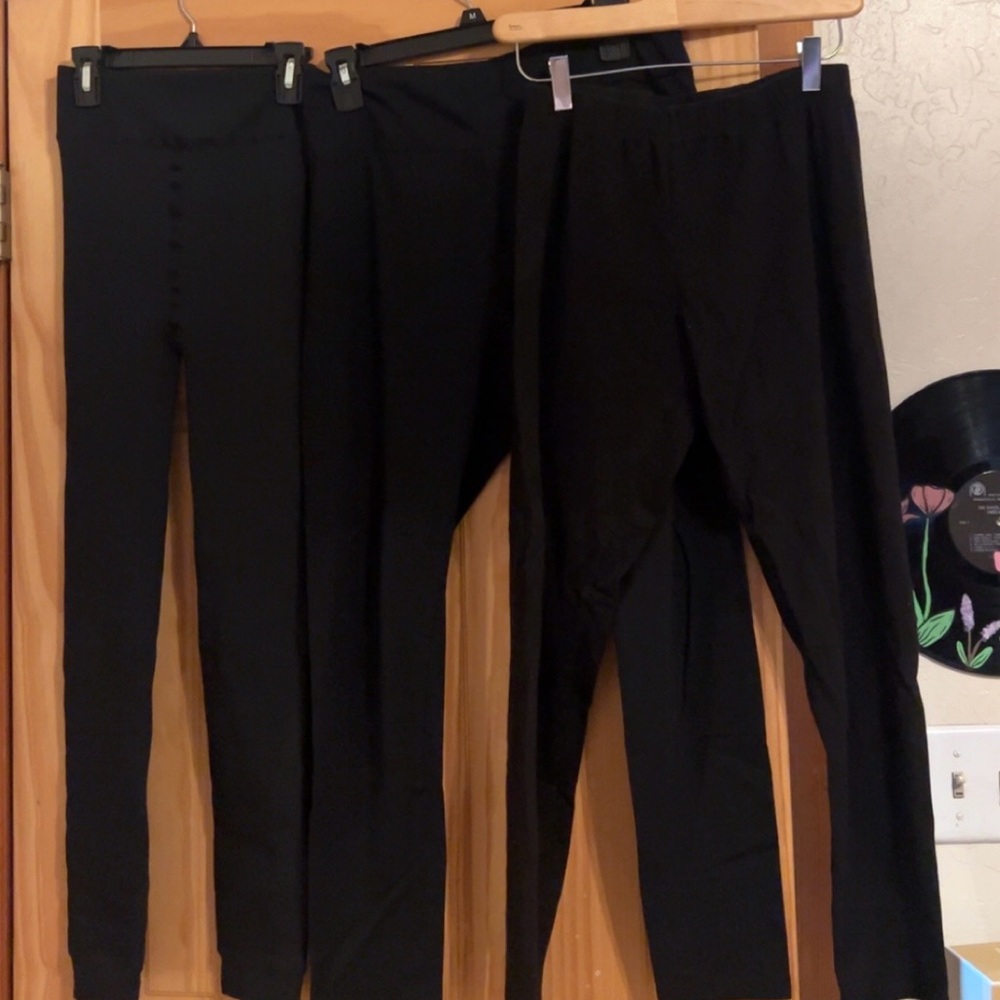 Black Leggings Trio